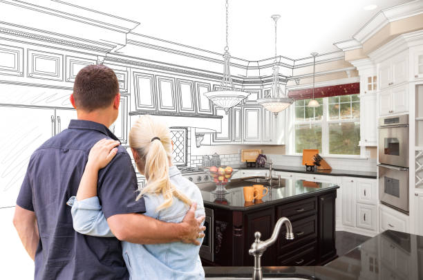 Professional Cabinet Installation technician working in Columbia, PA